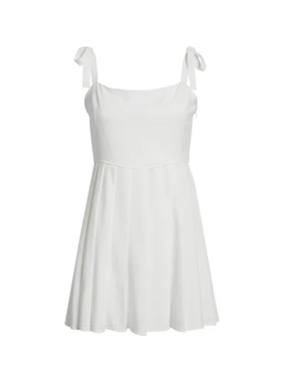 BP. Tie Strap Pleated Minidress In White New! - Picture 10 of 10